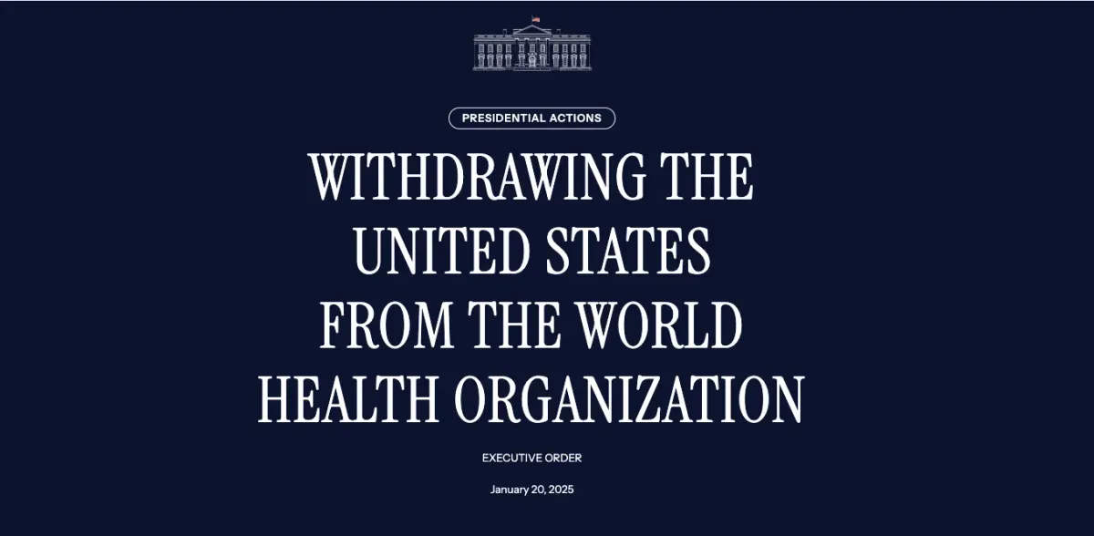 United States Withdraws from the World Health Organization