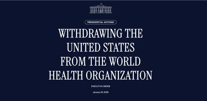 United States Withdraws from the World Health Organization