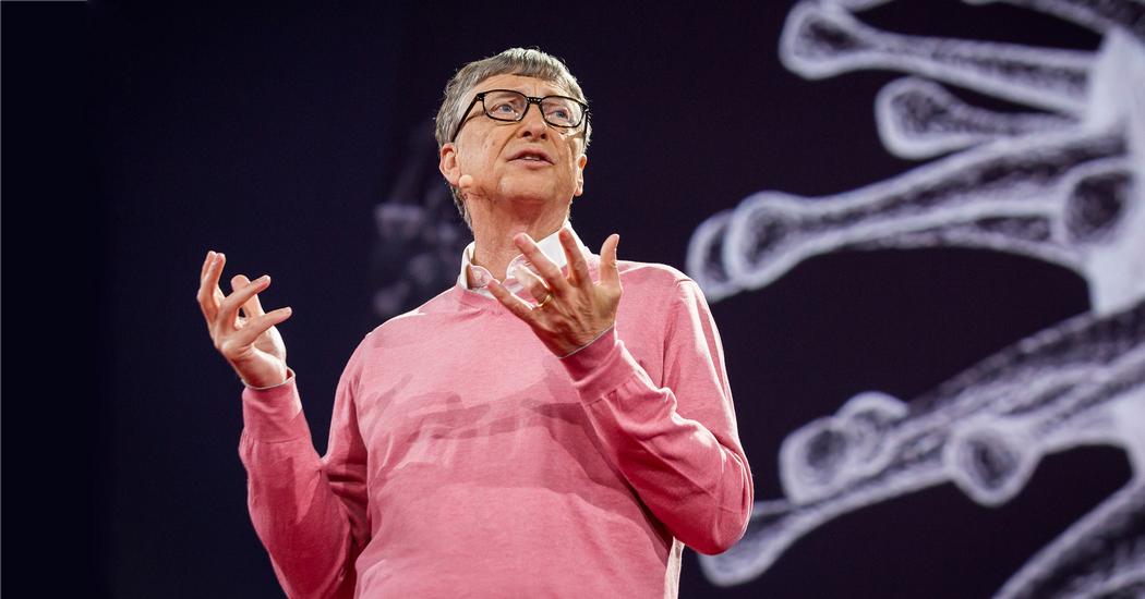 "We are not prepared for the next epidemic" Bill Gates, during a 2015 Ted talk